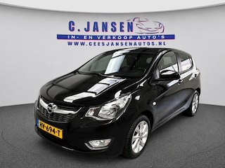 Opel Karl 1.0 EcoFLEX Cosmo ZWART LEER !! | Cruise control | Lichtmetalen velgen 15"