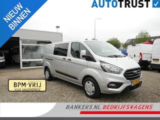 Ford Transit Custom 2.0 TDCI 130PK, L2H1, Dubbel Cabine, Airco