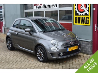 Fiat 500 0.9 TwinAir Turbo Sport O.a: Cruise, Airco, Radio, UConnect, Antr. Hemel, Rijklaar, Etc. All-in prijs!