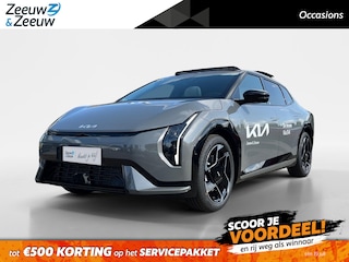 Kia EV4 Fastback GT-PlusLine 81.4 kWh | Schuif/kanteldak | Lederen bekleding | 360 Graden camera | Head up display | Elektrische achterklep | Elektrische stoel verstelling met geheugen | Stoel verwarming + ventilatie voor | Dodehoek camera | Draadloze oplader | DEMO