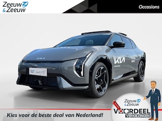 Kia EV4 Fastback GT-PlusLine 81.4 kWh | Schuif/kanteldak | Lederen bekleding | 360 Graden camera | Head up display | Elektrische achterklep | Elektrische stoel verstelling met geheugen | Stoel verwarming + ventilatie voor | Dodehoek camera | Draadloze oplader | DEMO
