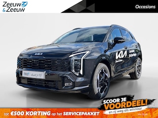 Kia Sportage 1.6 T-GDi Hybrid GT-PlusLine | Schuif/kanteldak | Lederen bekleding | 360 Graden camera | Head up display | Elektrische achterklep | Elektrische stoel verstelling met geheugen | Stoel verwarming + ventilatie voor | Dodehoek camera | Draadloze oplader | Adaptive onderstel | DEMO