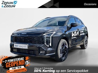 Kia Sportage 1.6 T-GDi Hybrid GT-PlusLine | Schuif/kanteldak | Lederen bekleding | 360 Graden camera | Head up display | Elektrische achterklep | Elektrische stoel verstelling met geheugen | Stoel verwarming + ventilatie voor | Dodehoek camera | Draadloze oplader | Adaptive onderstel | DEMO