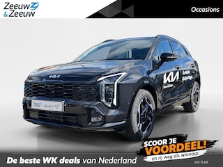 Kia Sportage 1.6 T-GDi Hybrid GT-PlusLine | Schuif/kanteldak | Lederen bekleding | 360 Graden camera | Head up display | Elektrische achterklep | Elektrische stoel verstelling met geheugen | Stoel verwarming + ventilatie voor | Dodehoek camera | Draadloze oplader | Adaptive onderstel | DEMO