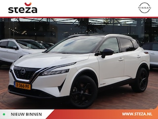 Nissan Qashqai 1.5 e-Power Black Edition | Panoramadak | Stoel-, stuur-, en voorruitverw. | Trekhaak |