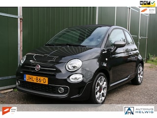 Fiat 500 1.0 Hybrid Sport, AIRCO, NAVIGATIE, HALF LEER.