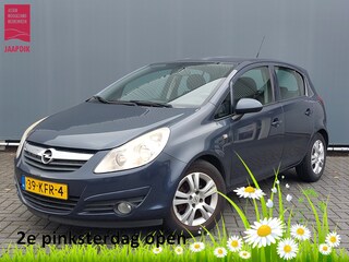 Opel Corsa 1.4-16V Enjoy STUURBEKR. AIRCO / CENTR.VERGR. / TREKHAAK / %-DEURS!! / NIEUWSTAAT !!