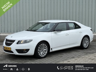 Saab 9-5 2.0T BioPower Linear / Origineel Nederlands geleverd / Lage kilometerstand met NAP / Lederen bekleding / Goed onderhouden / Afneembare trekhaak / Keyless / Parkeersensoren /