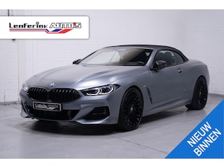 BMW 840d xDrive High Executive HUD DAB Harman-Kardon Softclose driving-assist nachtzicht warmte-comfort pakket connected-service aircollar apple-carplay Frozen Bleustone met carbon inleg 21"LMV M-Pakket