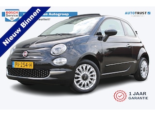 Fiat 500 0.9 TwinAir Turbo Lounge | Incl. 12 maanden garantie | Cruise control | Airco | Bluetooth | Navigatie | DAB radio | Elektrische kap |