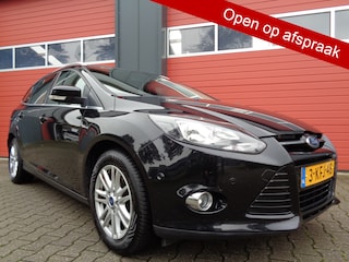 Ford Focus Wagon 1.0 EcoBoost Titanium 126PK Clima Cruise LMV NAVI 6-BAK Trekhaak NL-Auto 2E-Eigenaar