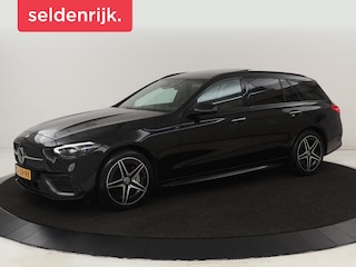 Mercedes-Benz C-klasse 300e AMG Line | Panoramadak | Trekhaak | 360 Camera | Leder | Stoelverwarming | Adaptive cruise | Memory | Sfeerverlichting | PHEV | Plug In