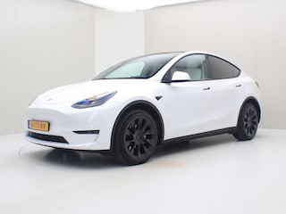 Tesla Model Y Long-Range AWD 351pk 75 kWh [ TREKHAAK+FSD+WIT LEDER+20" LMV+PREMIUM AUDIO ]