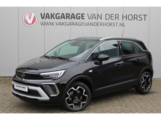 Opel Crossland 1.2 Turbo Elegance Mooie en luxe hoogzitter met weinig km's ! Volautm. airco dual, cruise control, camera, comfortstoelen, metallic lak,  LM wielen, navigatie, telefoonvoorb., LED verlichting  etc.