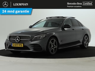 Mercedes-Benz C-klasse 180 Business Solution AMG AMG Line | Night Pakket | Panorama Schuif-Kanteldak. Inclusief 24 maanden Mercedes-Benz Certified garantie voor Europa.