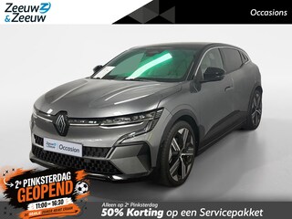 Renault Mégane comfort range iconic 60 kWh AIRCO APPLE CARPLAY/ANDROID AUTO ELEKTRISCH VERSTELBARE VOORSTOELEN MET GEHEUGEN MASSAGESTOELEN BEIDE VOORSTOELEN STOEL/STUURVERWARMING HARMAN KARDON SFEERVERLICHTING WITTE LEDERE BEKLEDING ADIPATIEVE CRUISE CONTROL 360GRADEN CAMERA LM VELGEN DEALER ONDERHOUDEN HELE DIKKE AUTO