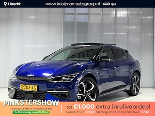 Kia EV6 GT-Line AWD 77.4 kWh 325PK, 360° Camera, Stoel en Stuur verwarming, Apple Carplay/Android Auto, Navigatie.