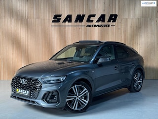 Audi Q5 55 TFSI e S-Line PANO|LUCHTVERING|TREKHAAK|AMBIENT|MATRIX|CRUISE|KEYLESS|OPTIK ZWART|