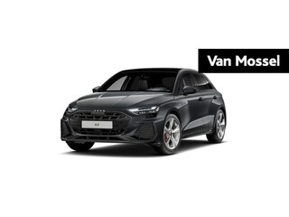 Audi A3 Sportback 45 TFSI e S edition Competition 272 PK | S-Line | Automaat | Panoramadak | SONOS | Navigatie | Camera | Keyless | Sfeerverlichting | Optiekpakket Zwart | 19'' lichtmetalen velgen | Stoelverwarming |