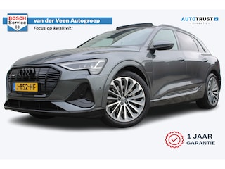 Audi e-Tron 55 quattro S-line 95 kWh | Incl. 12 maanden garantie | Schuif/kantel dak | Trekhaak | Adaptieve cruise control | Climate control | Stoelverwarming | Parkeercamera | Memory seat |