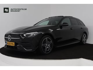Mercedes-Benz C-klasse Estate 300 e AMG Line (PANORAMADAK, TREKHAAK, SFEERVERLICHTING, STOELVERMING, ACHTERUITRIJCAMERA, NAVI)