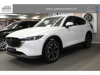 Mazda CX-5 2.0 e-SkyActiv-G M Hybrid 165 Exclusive-Line , Nieuwe Auto, 10 KM, Registratievoordeel € 5.000-, Leder Pack, Adap.Cruise, Navi, Apple Carplay, 360 Camera, PDC, HUD, Stoelverwarming/ventilatie, 19" LMV