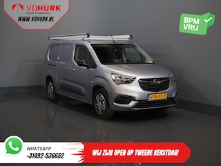 Opel Combo L2 50 kWh 135 pk 315km WLTP BPM VRIJ! Snellader/ Carplay/ Climate/ Imperiaal/ Cruise/ Head-up/ Stoel+Stuurverw./ Trekhaak
