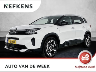 Citroën C5 Aircross SUV Plus Plug-in Hybrid 180 pk Automaat | Navigatie | Achteruitrijcamera | Parkeersensoren Voor en Achter | Comfortstoelen | LED Koplampen | Keyless Start | Dodehoek Detectie | Climate Control | 18" Lichtmetalen Velgen | Apple Carplay/Android Auto |