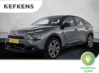 Citroën C4 EV Feel Pack 50 kWh 136pk | Navigatie | Achteruitrijcamera | Climate Control | Cruise Control | Parkeersensoren | Winterpakket | Led koplampen | Apple Carplay / Android Auto | Bluetooth | DAB+ radio | Armsteun | Elektrisch inklapbare spiegels | Comfortstoelen | Afwijkende dakkleur | 18" lichtmetalen velgen |