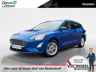 Ford Focus Wagon 1.0 EcoBoost Hybrid Titanium X Business El. Trekhaak | Camera | Privacy Glass | LED | Cruise Control | Climate Control | Parkeersensoren | | Digitaal Dashboard | El. Achterklep