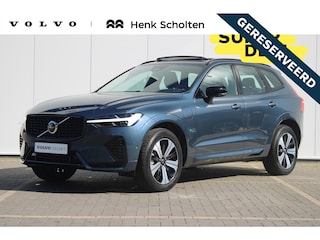 Volvo XC60 T6 AUT8 350PK Plus Dark | Adaptive Cruise & Pilot Assist | 360 Camera | Stoel&Stuurverwarming | Verwarmbare Achterstoelen | Apple Carplay/Android Auto | Schuif-/kanteldak | Draadloze Telefoonlader | Elektr. Achterklep | Semi Elektr. Trekhaak |