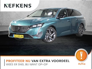 Peugeot 308 SW 1.2 136PK Automaat Hybrid Allure | AppleCarPlay/AndroidAuto | 17"LMV | AGR Stoel | Navigatie | Adaptive Cruise Control | Climate Control | 360'Camera | Keyless entry | Stof/Leer | Privacy Glass | Isofix |