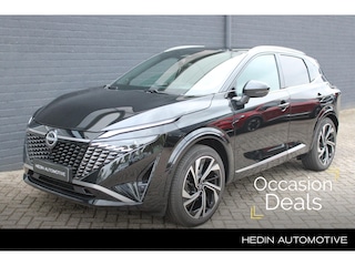Nissan Qashqai 1.3 MHEV 158 PK Xtronic Tekna Plus Automaat | Navigatie | 360 Graden Camera | Climate Controle | Adaptieve Cruise Control | Panorama Dak | Bose-Geluidssysteem | Lederen Bekleding | Stuurwiel en Stoel verwarming | Elektrische Achterklep | 20 inch LM-velgen | Parkeersensoren