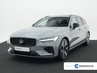 Volvo V60 2.0 T8 Plug-in hybrid AWD Ultra Dark | 455pk | Bowers & Wilkins | Stoelventilatie + massage | 360° Camera | Head-Up | Black Pack | Adaptive Cruise | BLIS
