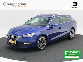 Seat Leon Sportstourer 1.4 TSi eHybrid 205 Pk PHEV FR | Panoramadak | Adaptive Cruise | Stoel Verwarming | Carplay | Navigatiesysteem | Camera | Parkeersensoren | 18 Inch