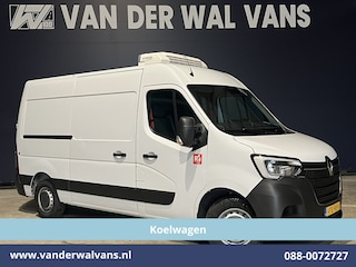 Renault Master 2.3 dCi 136pk L2H2 Koelwagen Thermoking V-300 MAX Vriezen -20°C tot verwarmen + 20°C Dag + Nacht Euro6 Airco | Navigatie Camera, 2500kg Trekhaak, Cruisecontrol, LED, Parkeersensoren, Bijrijdersbank