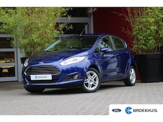 Ford Fiesta 1.0 EcoBoost Titanium | Unieke km. stand | D.riem is vervangen | Navi | Afn. trekhaak | Clima | Cruise | 15''