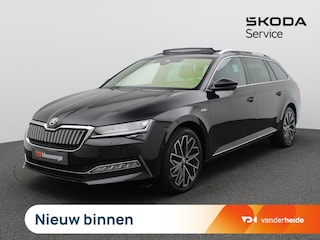 Skoda Superb Combi 1.4 TSI iV Laurin & Klement 218PK DSG Pano-Schuifdak, Elektrische Memorystoel, Matrix LED-verlichting, 360gr. Camera, Stoelkoeling, Virtual Pedal, 18" LM Velgen, Adaptieve Cruise Control