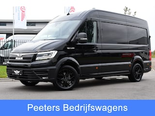 MAN TGE 35 2.0 L3H3 Black Edition Adaptieve Cruise, Camera, Clima, LED, Stoelverwarming, 177PK, Automaat, Carplay, NAVI, Uniek!