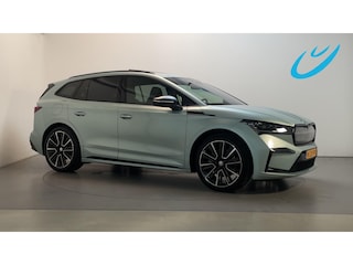 Skoda Enyaq iV 80 Founders Edition Silver Camera Navigatie Stoelverwarming Leder