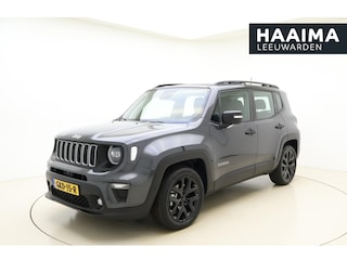 Jeep Renegade 1.5T e-Hybrid Automaat | Navigatie | Glazen Schuif/kanteldak | Lederen bekleding | Camera | Lichtmetalen velgen black | Dakrails