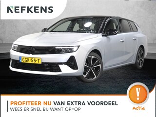 Opel Astra Sports Tourer 1.2 136PK Turbo Hybrid GS Automaat | head-up display | 360° Camera | Navigatie | Stoel/Stuur verwarmd | AGR Bestuurdersstoel | Adaptive CruiseControl | AppleCarPlay/AndroidAuto | Two-Tone | Isofix | Privacy Glass |