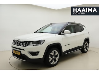 Jeep Compass 1.4 MultiAir Limited 4x4 Apple Carplay/Android Auto | Voorstoelen verwarmd | Climate control | Lederen bekleding | Cruise control | Lichtmetalen velgen 17'' |