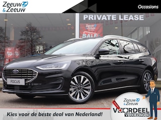 Ford Focus Wagon 1.0 EcoBoost Hybrid Titanium X | 17" Lichtmetaal | Winterpack | Led verlichting | Camera | Draadloze Apple Carplay&Android Auto | Parkeersensoren | Navigatie |