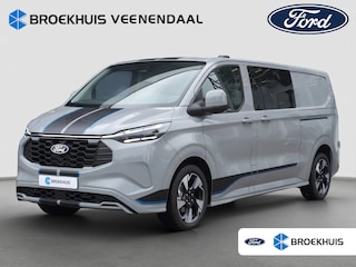 Ford Transit Custom 320 2.5 PHEV L2H1 Sport Dubbel Cabine | Direct leverbaar! | Trekhaak | LED | 19 inch | Dubbele schuifdeur | Stuurverwarming |