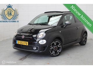 Fiat 500 1.2 Cabrio,Automaat,Leder,Cruisecontrol