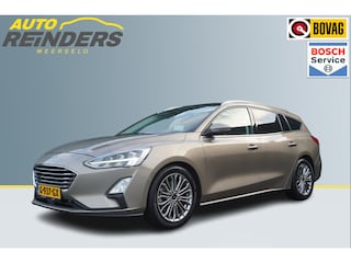 Ford Focus Wagon 1.0 EcoBoost 125pk Automaat Titanium + Trekhaak/ Camera/ ACC/ LED/ Panoramadak/ Garantie!