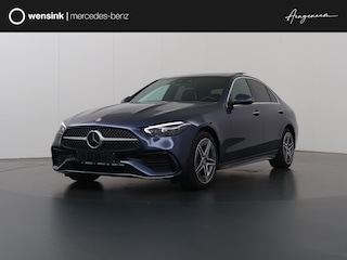 Mercedes-Benz C-klasse 300e AMG Line | Panoramaschuifdak| Rijsassistentiepakket | Trekhaak | 360 camera | Digital light | Winterpakket