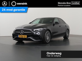 Mercedes-Benz C-klasse 180 AMG Line | Night | 19" multispaaks lichtmetalen velgen | Achteruitrijcamera | Stoelverwarming | Sfeerverlichting |