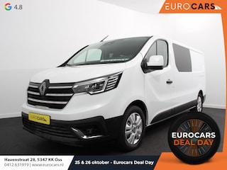 Renault Trafic 2.0 Blue dCi 150 Automaat L2H1 Advance Dubbele cabine Navigatie Airco Lichtmetalen velgen Betimmering Trekhaak Camera Parkeer sensoren Dab